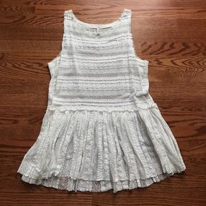 Free People Pucker Lace Tunic